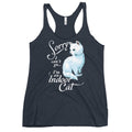 Sorry I Can't Go I'm An Indoor Cat Women's Racerback Tank