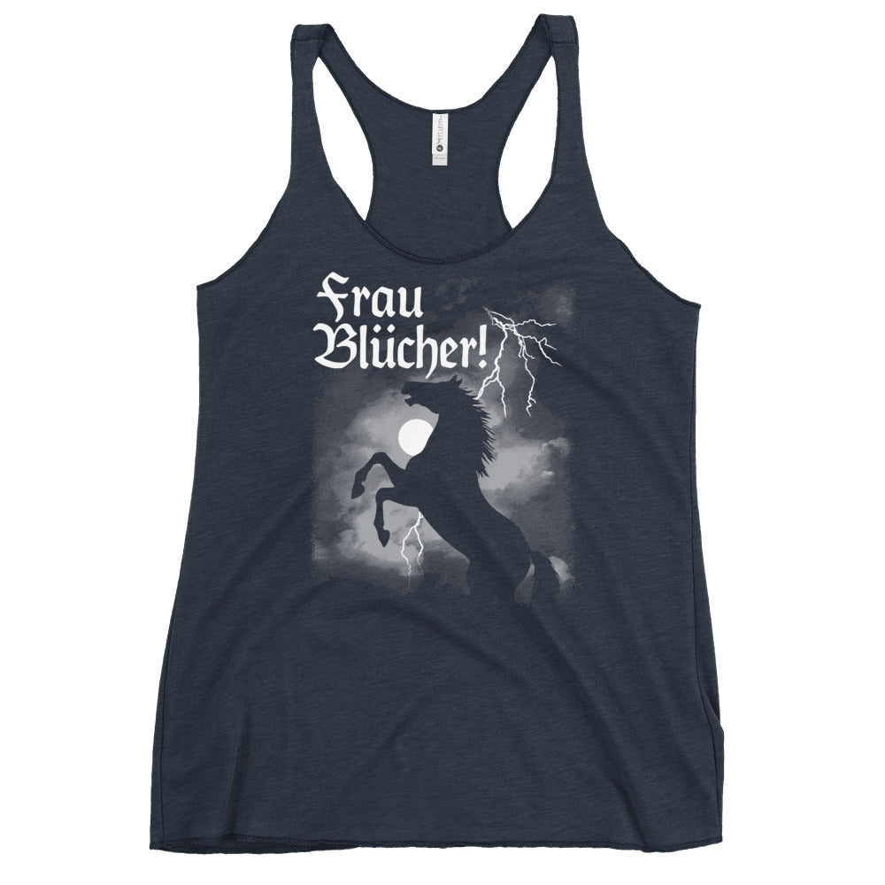 Frau Blucher! Women's Racerback Tank