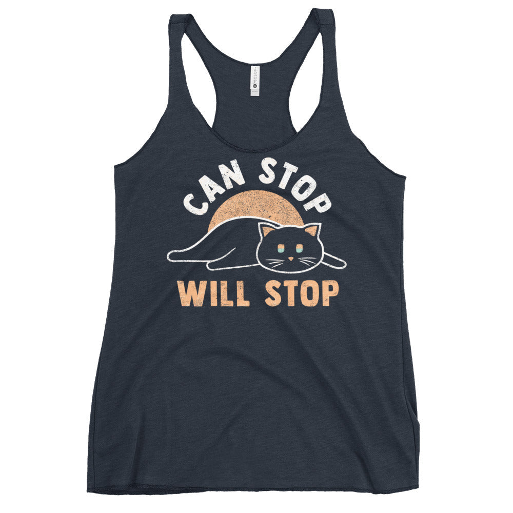 Can Stop Will Stop Women's Racerback Tank