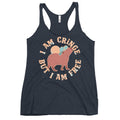 I Am Cringe But I Am Free Women's Racerback Tank