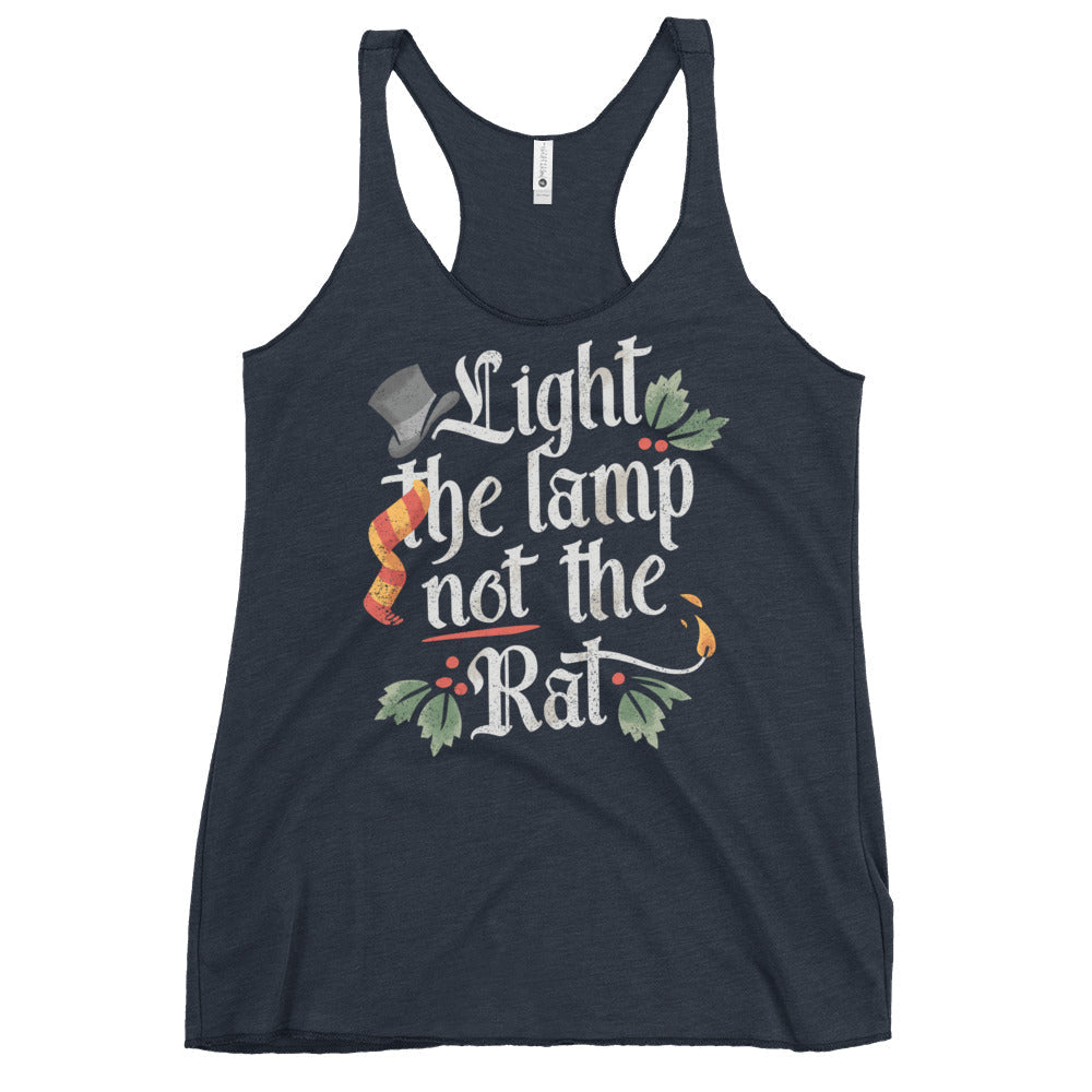 Light The Lamp Not The Rat Women's Racerback Tank