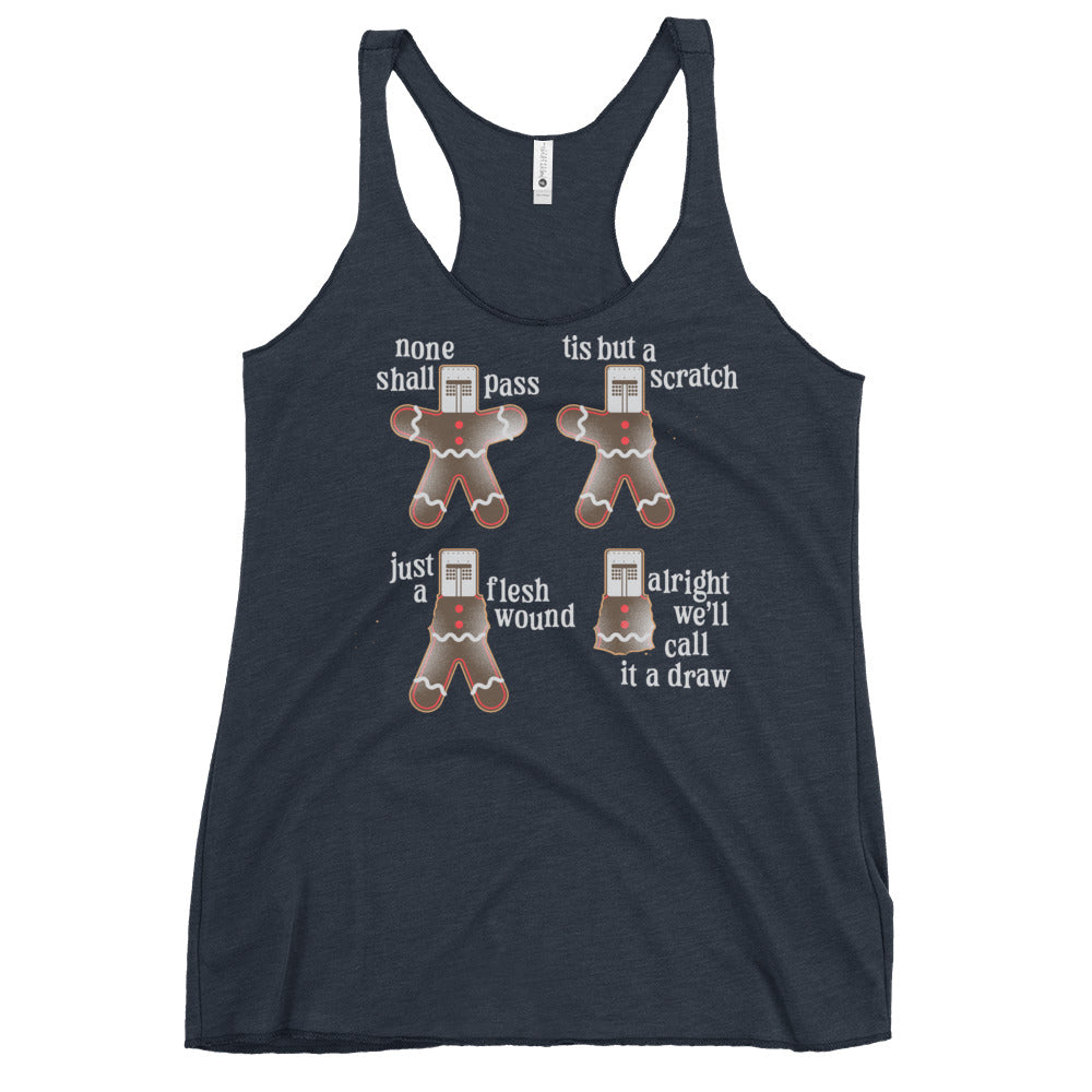 Alright We'll Call It A Draw Gingerbread Women's Racerback Tank