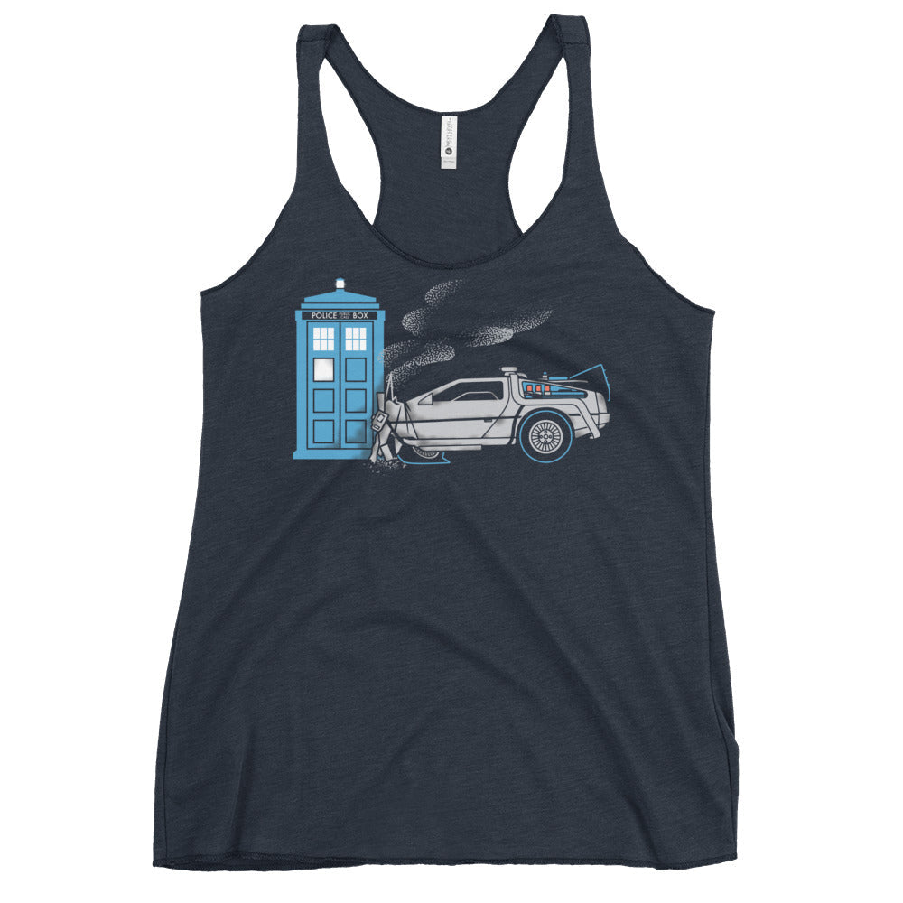 Time Collision Women's Racerback Tank