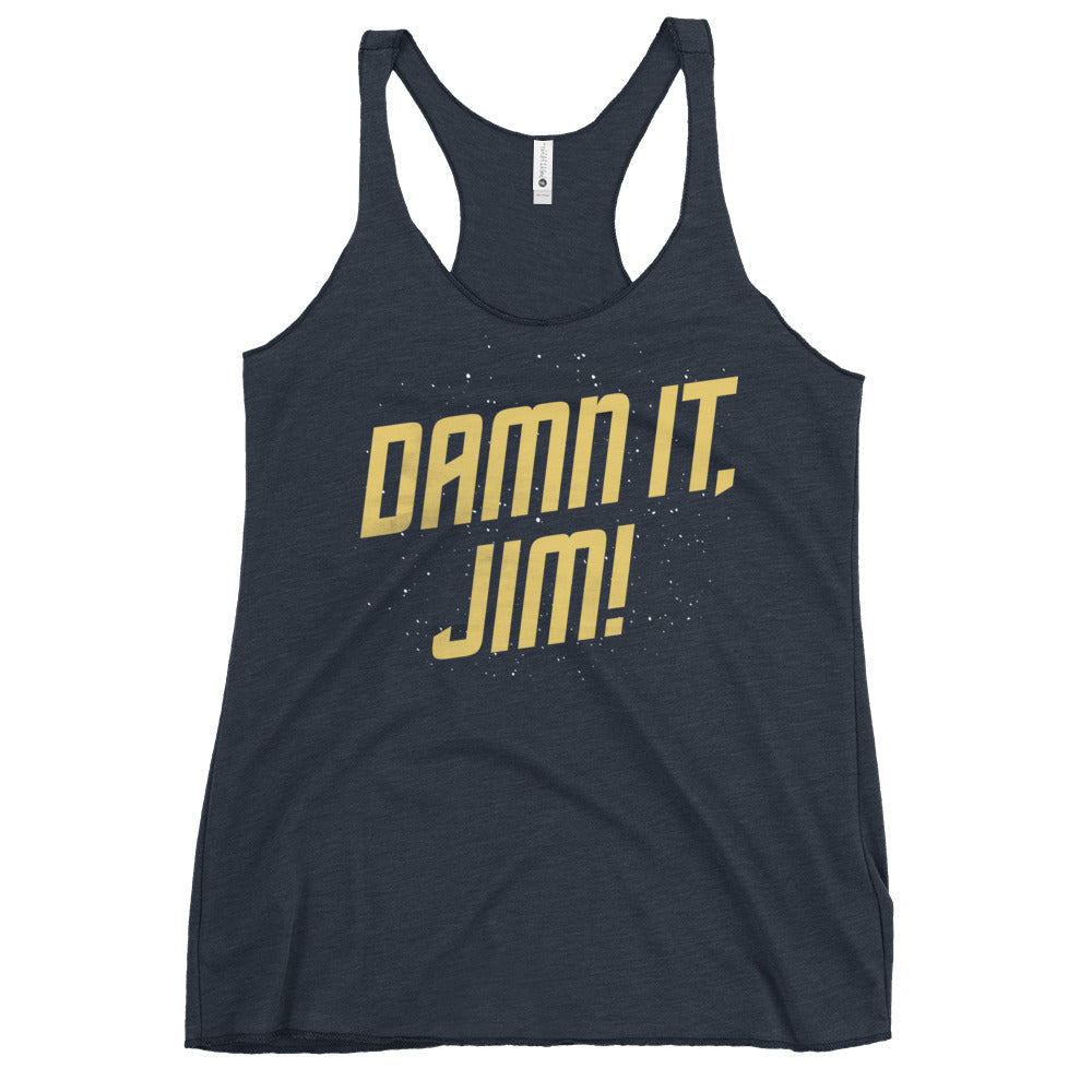 Damn It, Jim! Women's Racerback Tank
