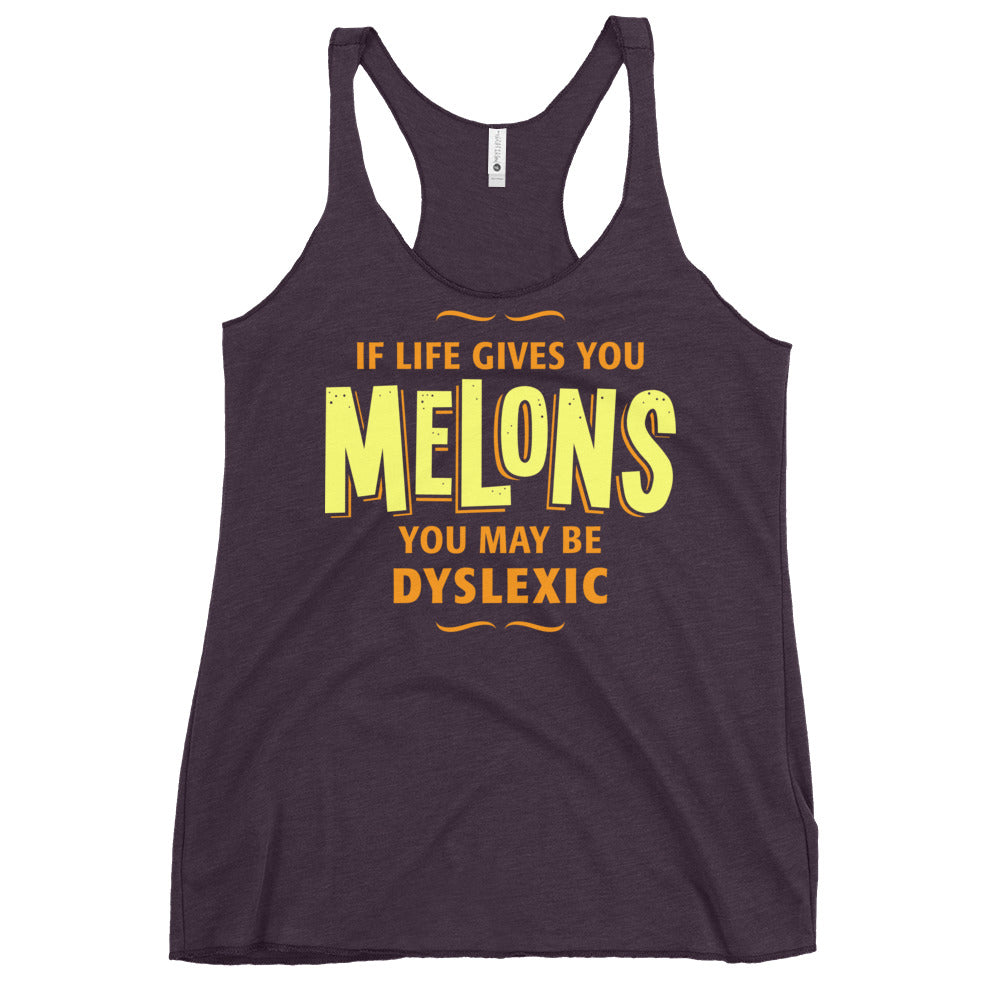 If Life Gives You Melons Women's Racerback Tank