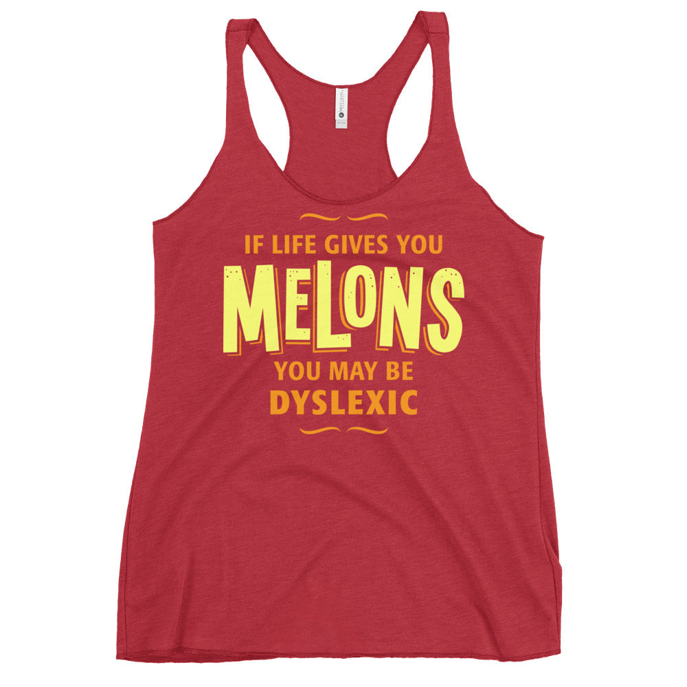 If Life Gives You Melons Women's Racerback Tank