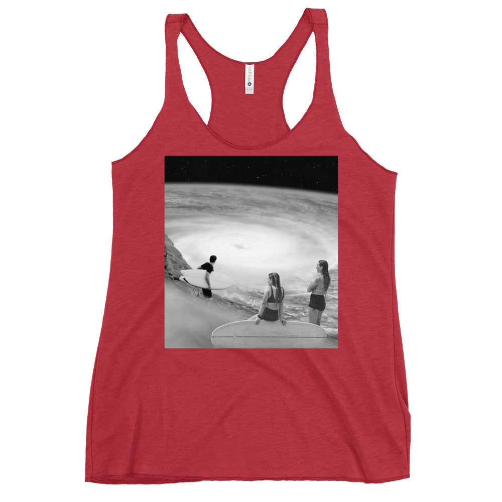 Surf's Up Women's Racerback Tank