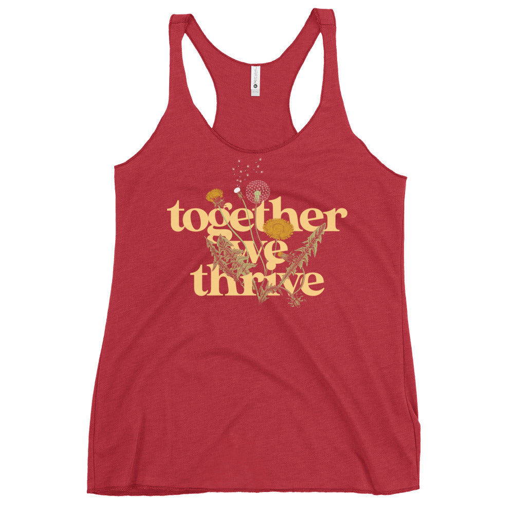Together We Thrive Women's Racerback Tank