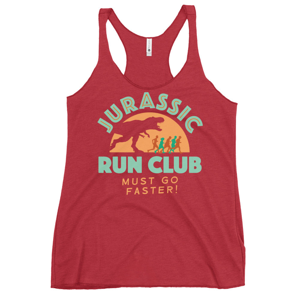 Jurassic Run Club Women's Racerback Tank