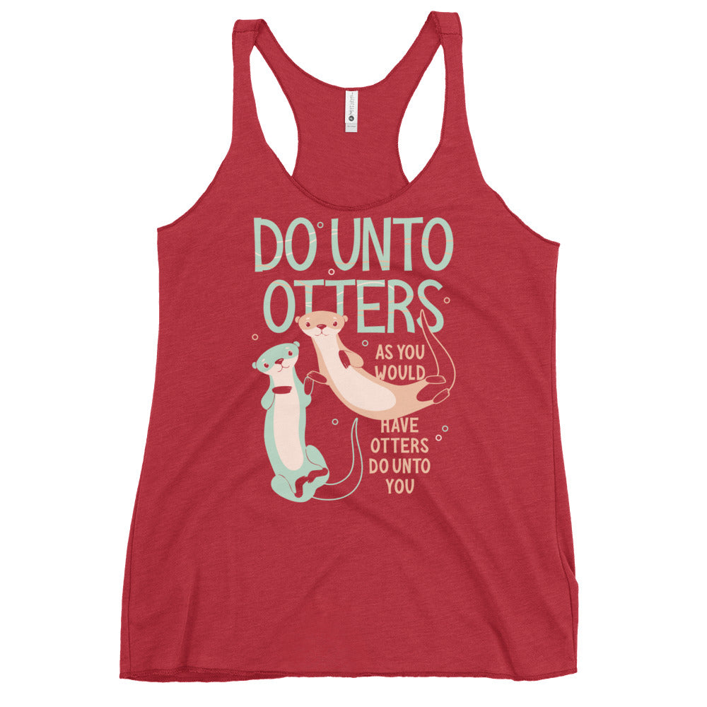 Do Unto Otters Women's Racerback Tank