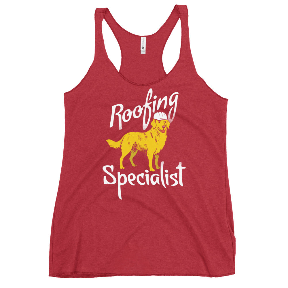 Roofing Specialist Women's Racerback Tank