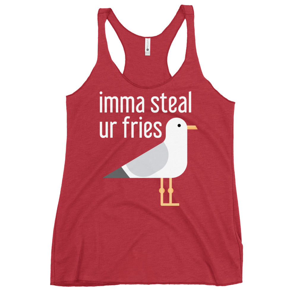 Imma Steal Ur Fries Women's Racerback Tank