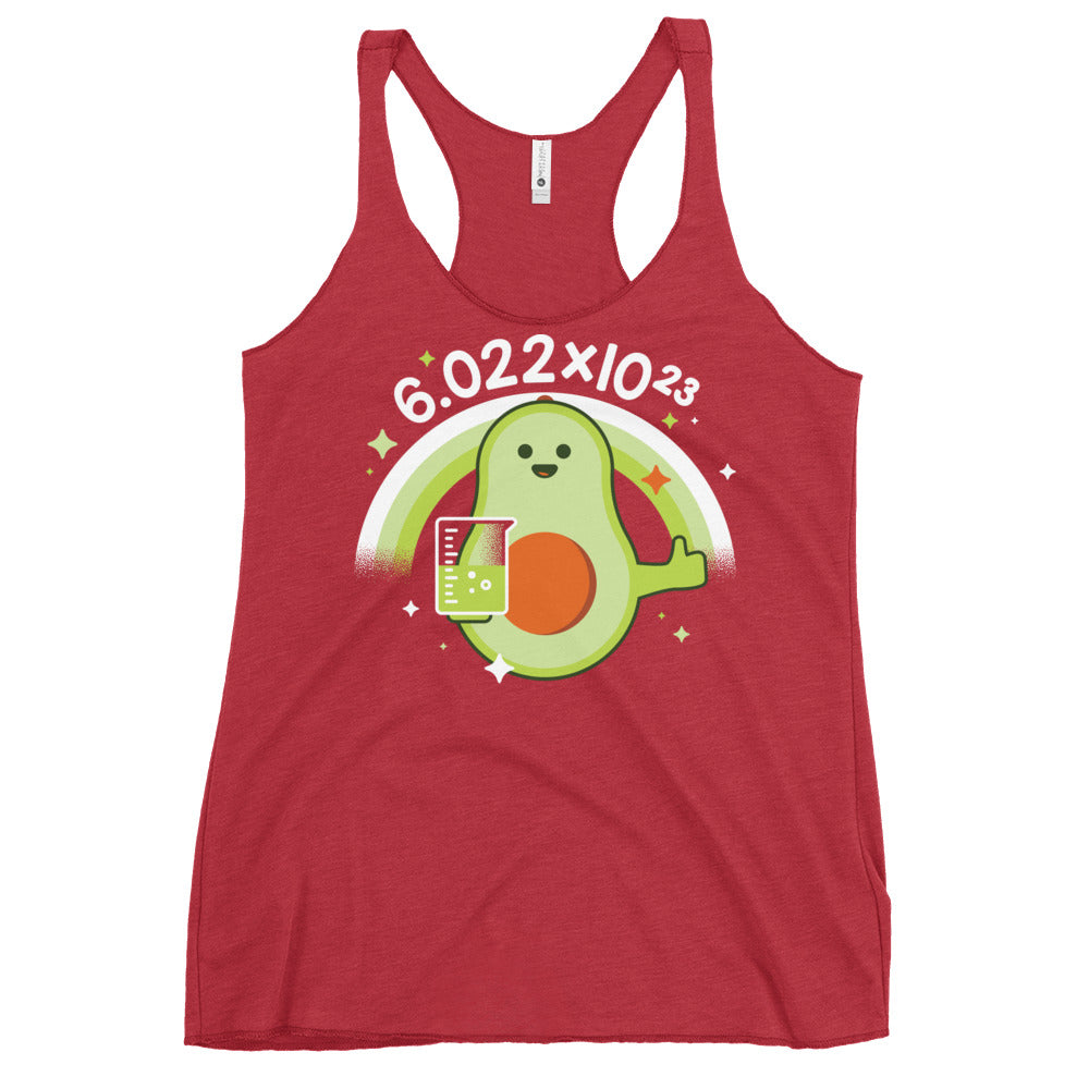 Avogadro's Number Women's Racerback Tank