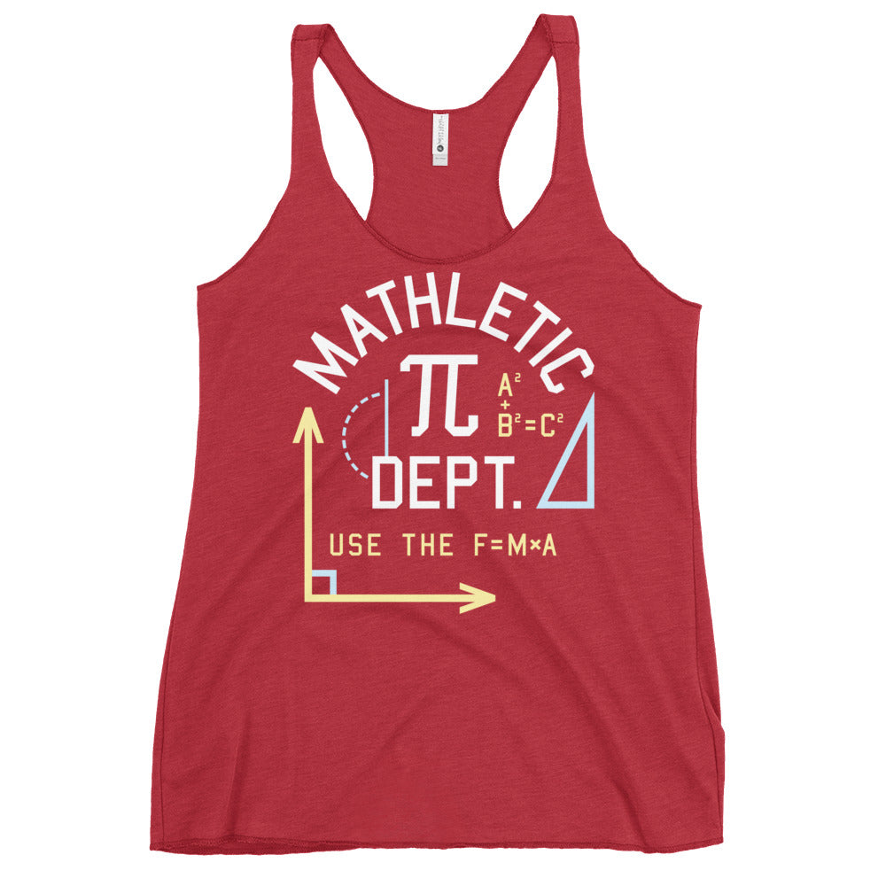 Mathletic Dept Women's Racerback Tank