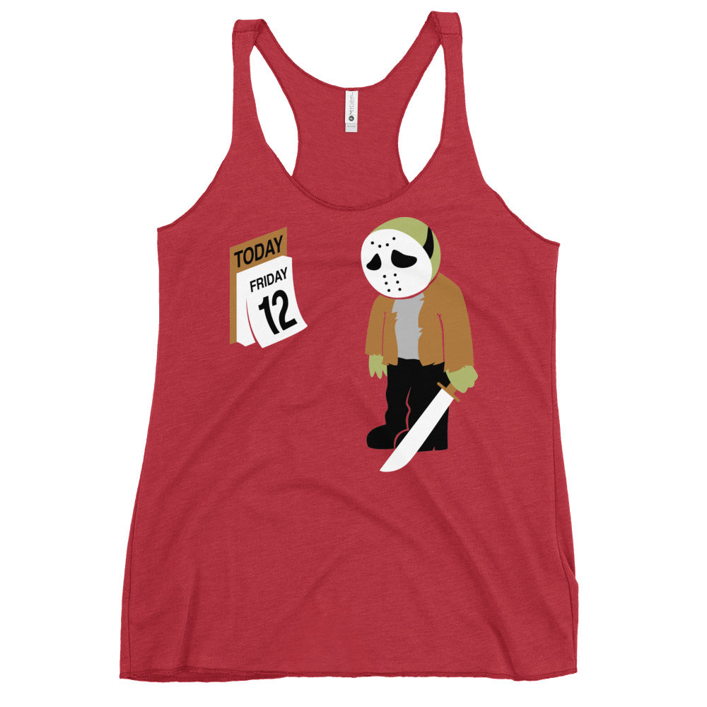 Friday the 12th Women's Racerback Tank