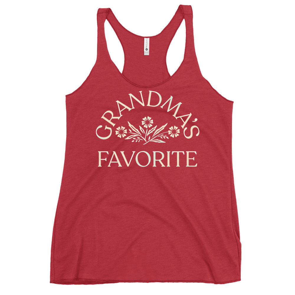 Grandma's Favorite Women's Racerback Tank