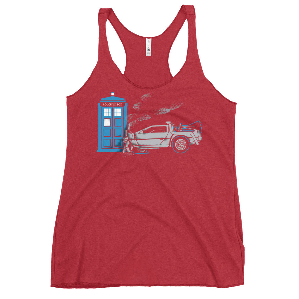 Time Collision Women's Racerback Tank