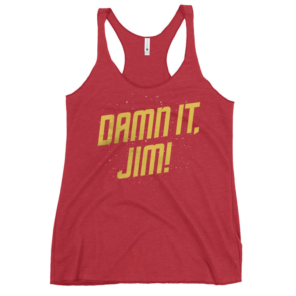 Damn It, Jim! Women's Racerback Tank