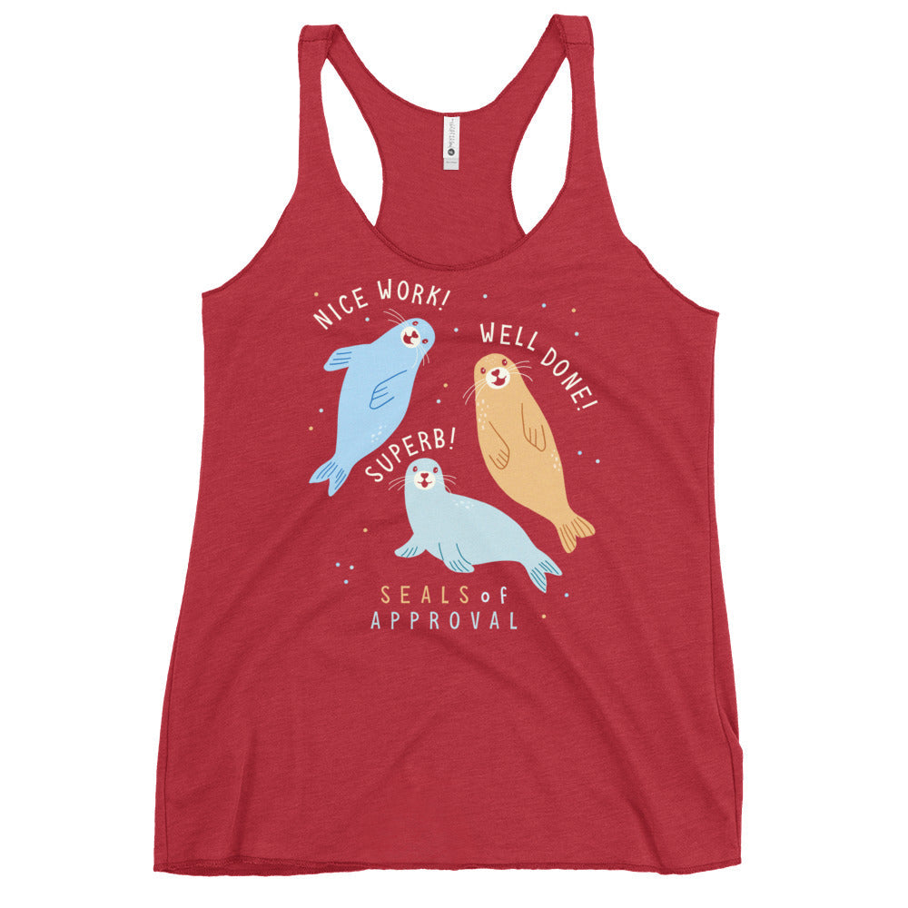 Seals Of Approval Women's Racerback Tank