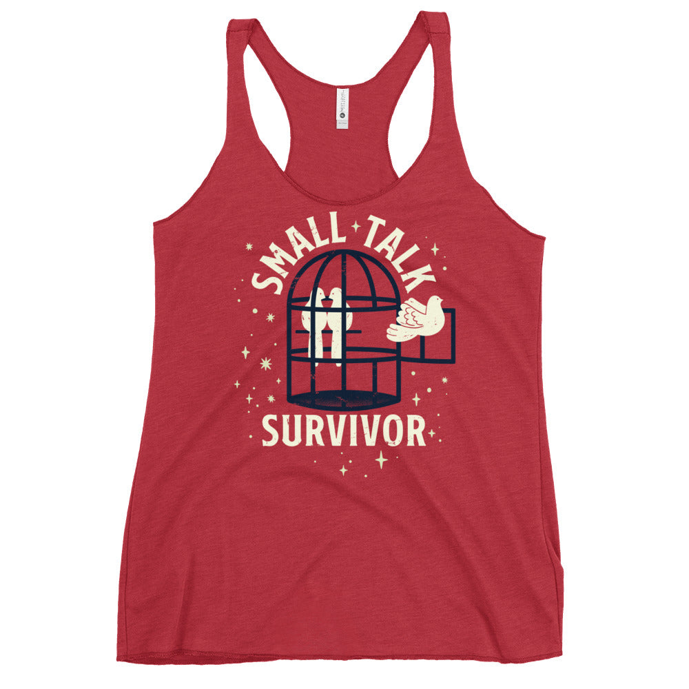 Small Talk Survivor Women's Racerback Tank