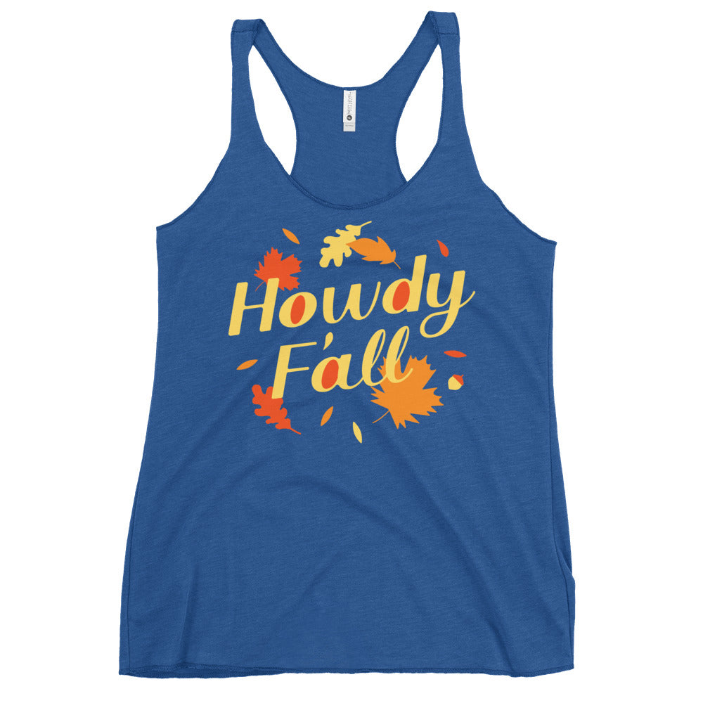 Howdy F'all Women's Racerback Tank