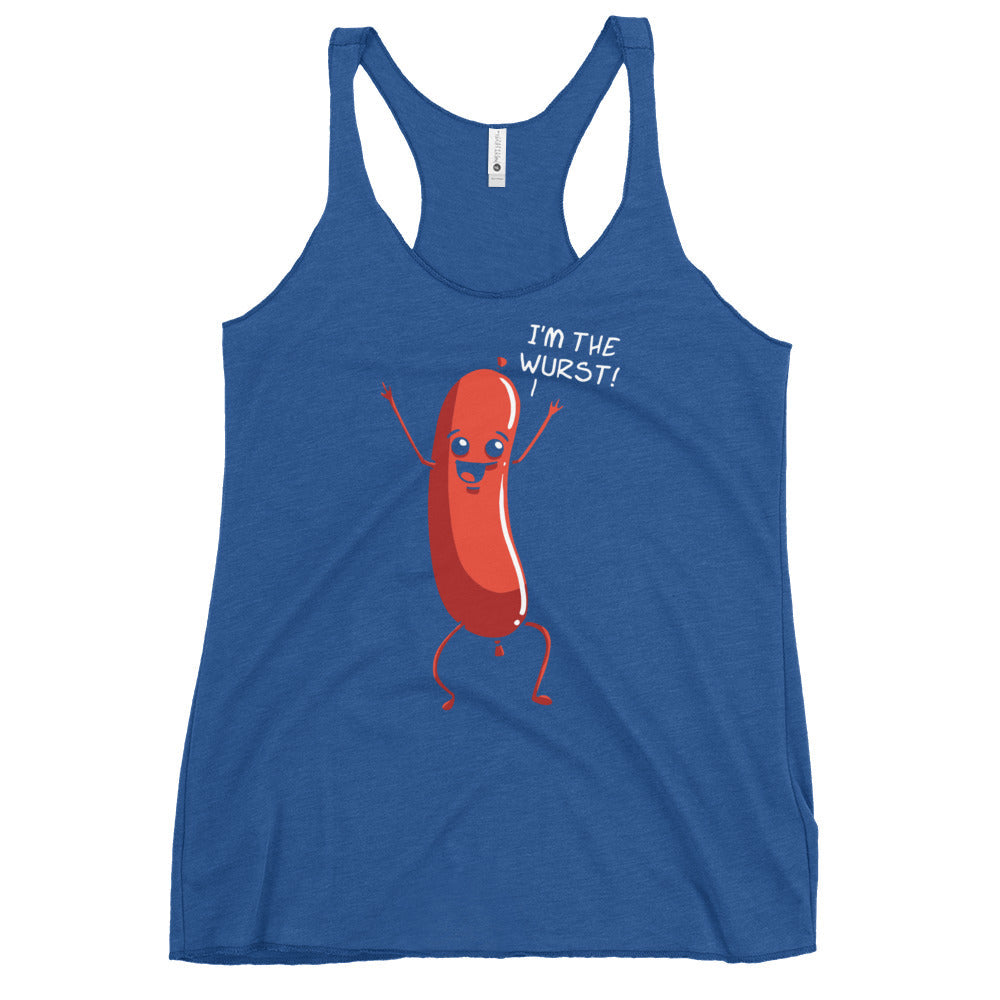 I'm The Wurst Women's Racerback Tank