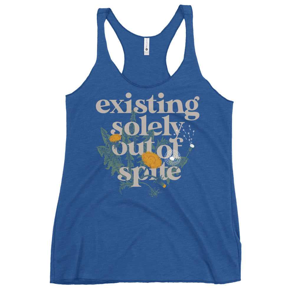 Existing Solely Out Of Spite Women's Racerback Tank