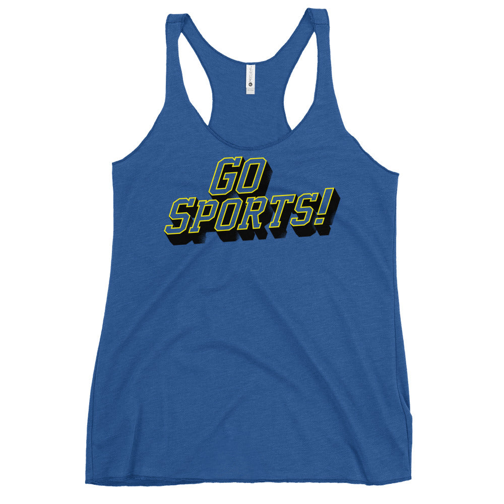 Go Sports! Women's Racerback Tank