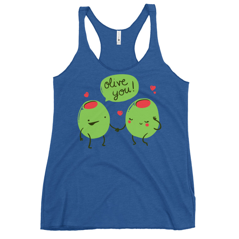 Olive You Women's Racerback Tank