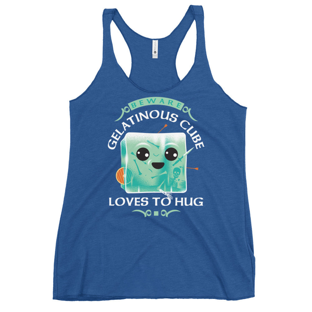 Gelatinous Cube Loves To Hug Women's Racerback Tank