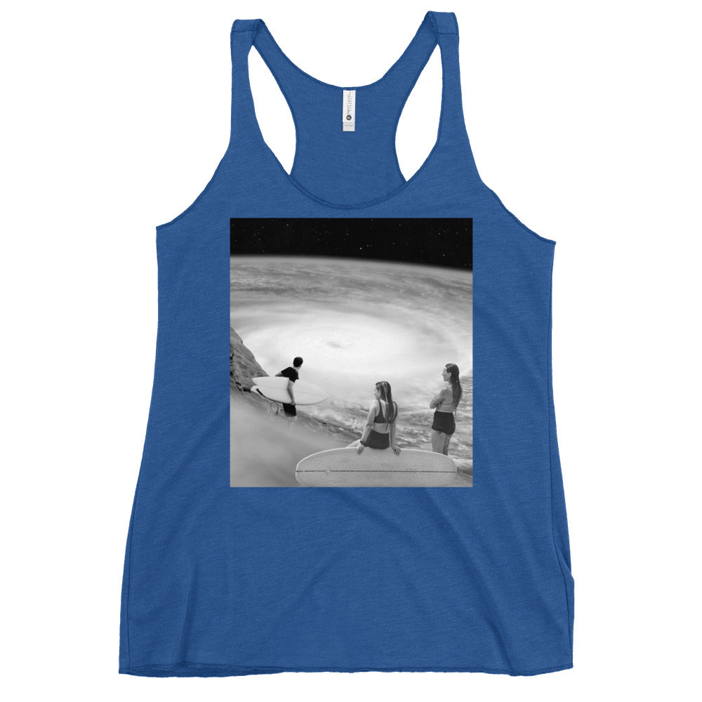 Surf's Up Women's Racerback Tank