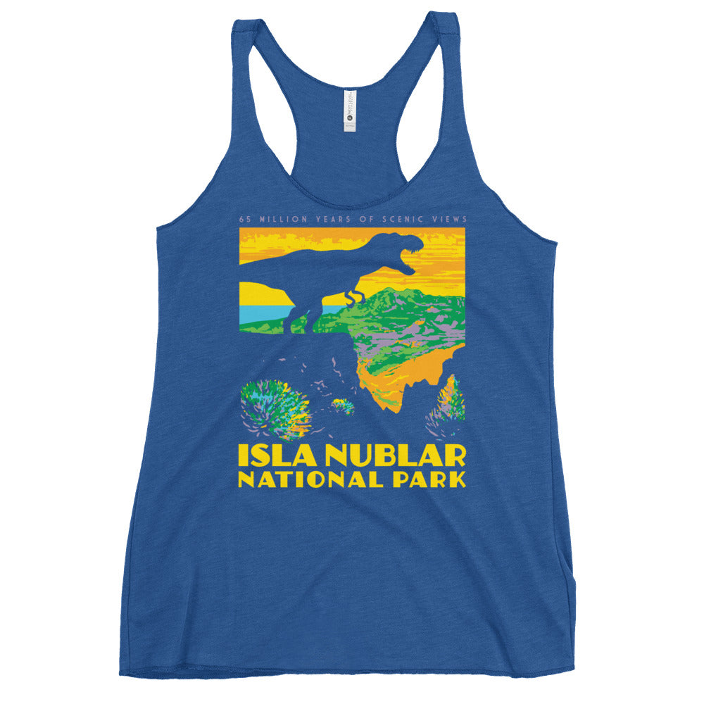 Isla Nublar National Park Women's Racerback Tank