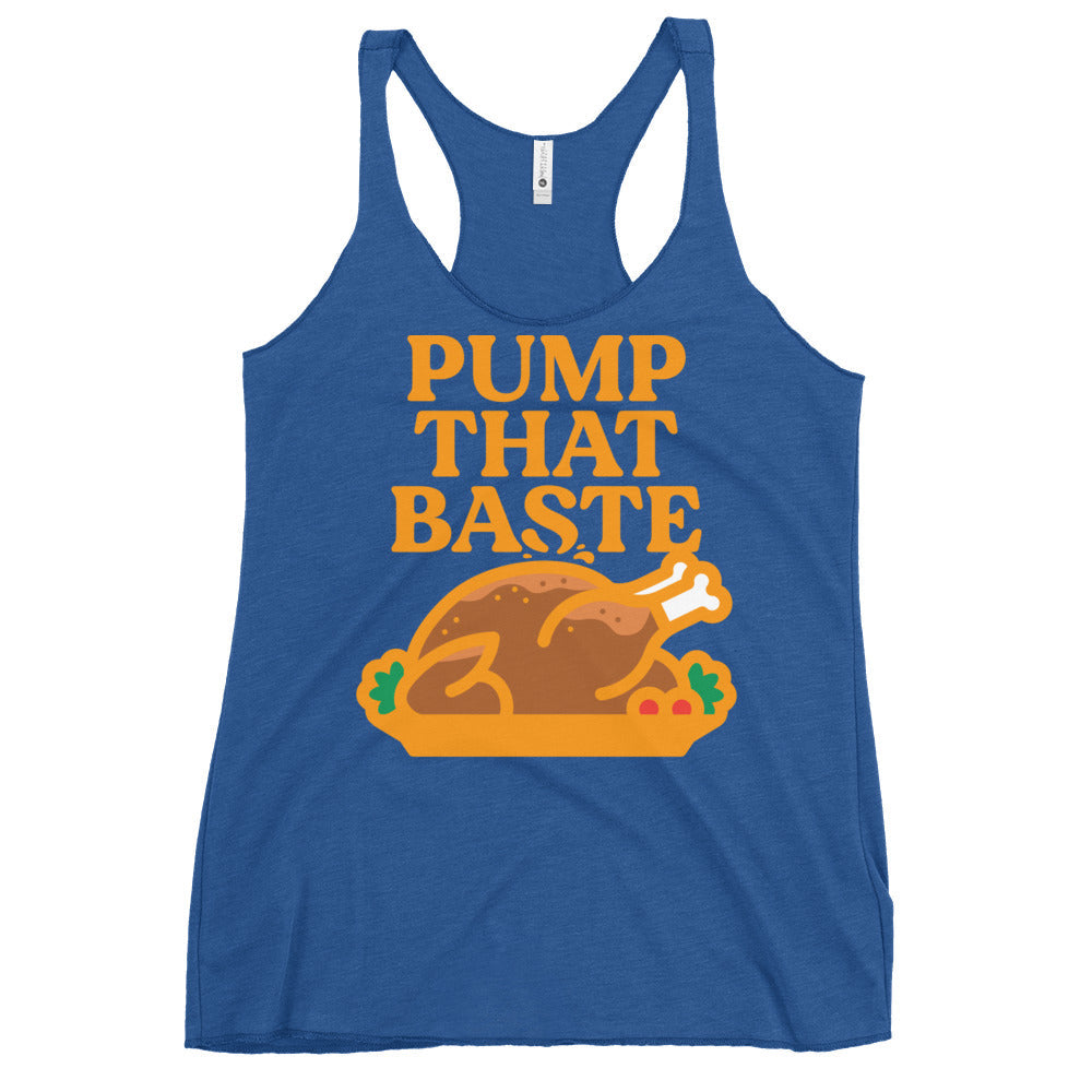 Pump That Baste Women's Racerback Tank