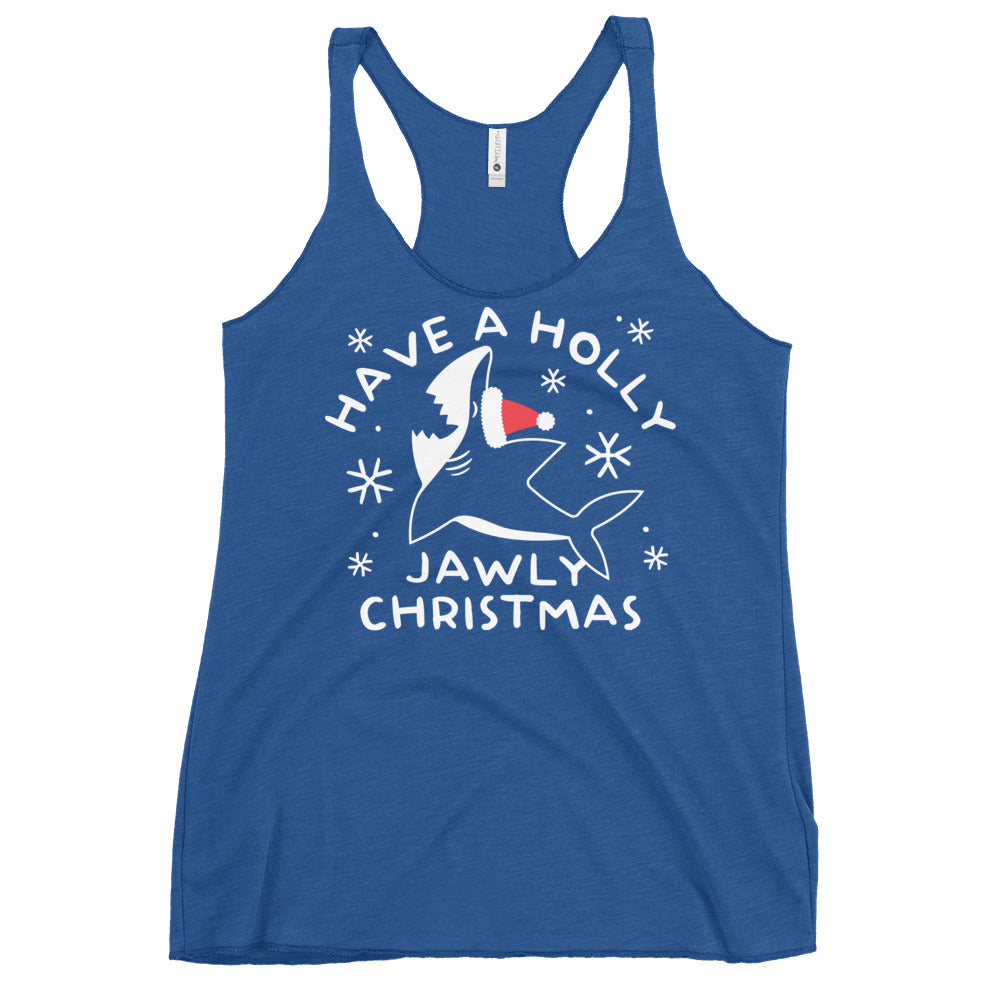 Have A Holly Jawly Christmas Women's Racerback Tank
