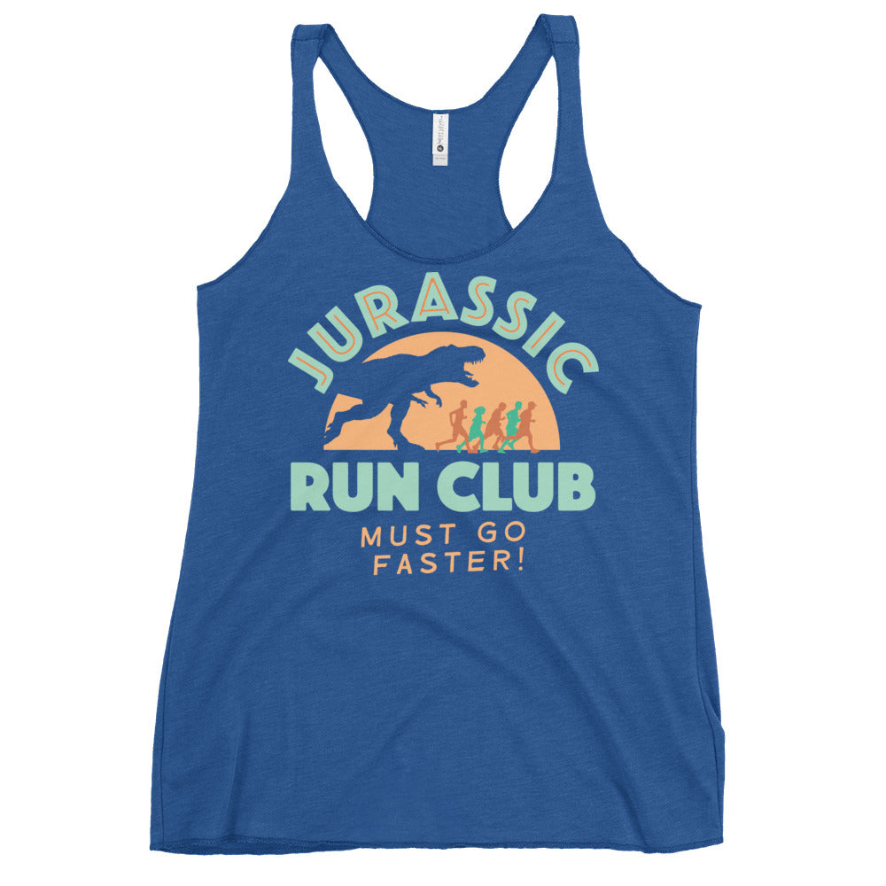 Jurassic Run Club Women's Racerback Tank