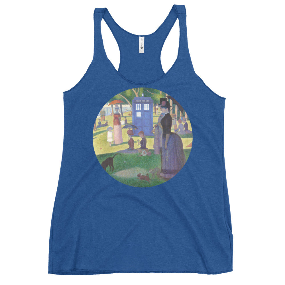 Tardis On La Grande Women's Racerback Tank