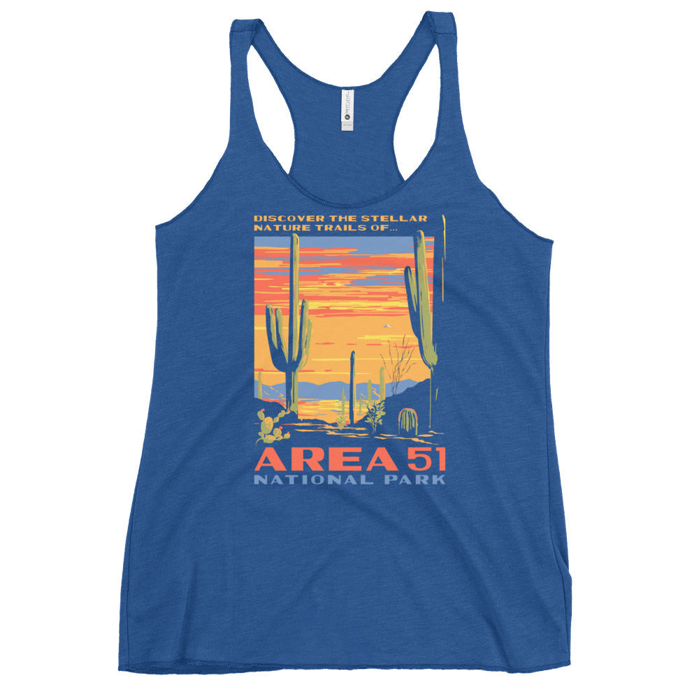 Area 51 National Park Women's Racerback Tank