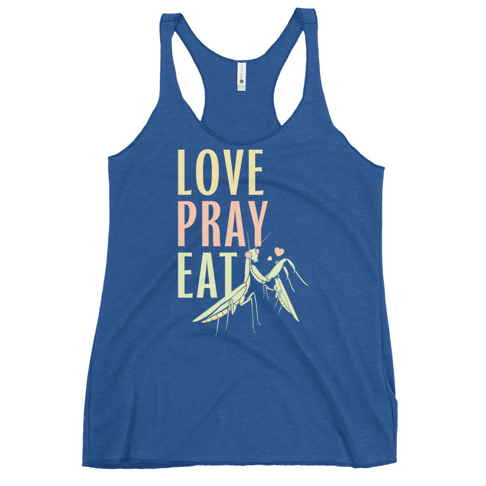 Love Pray Eat Women's Racerback Tank