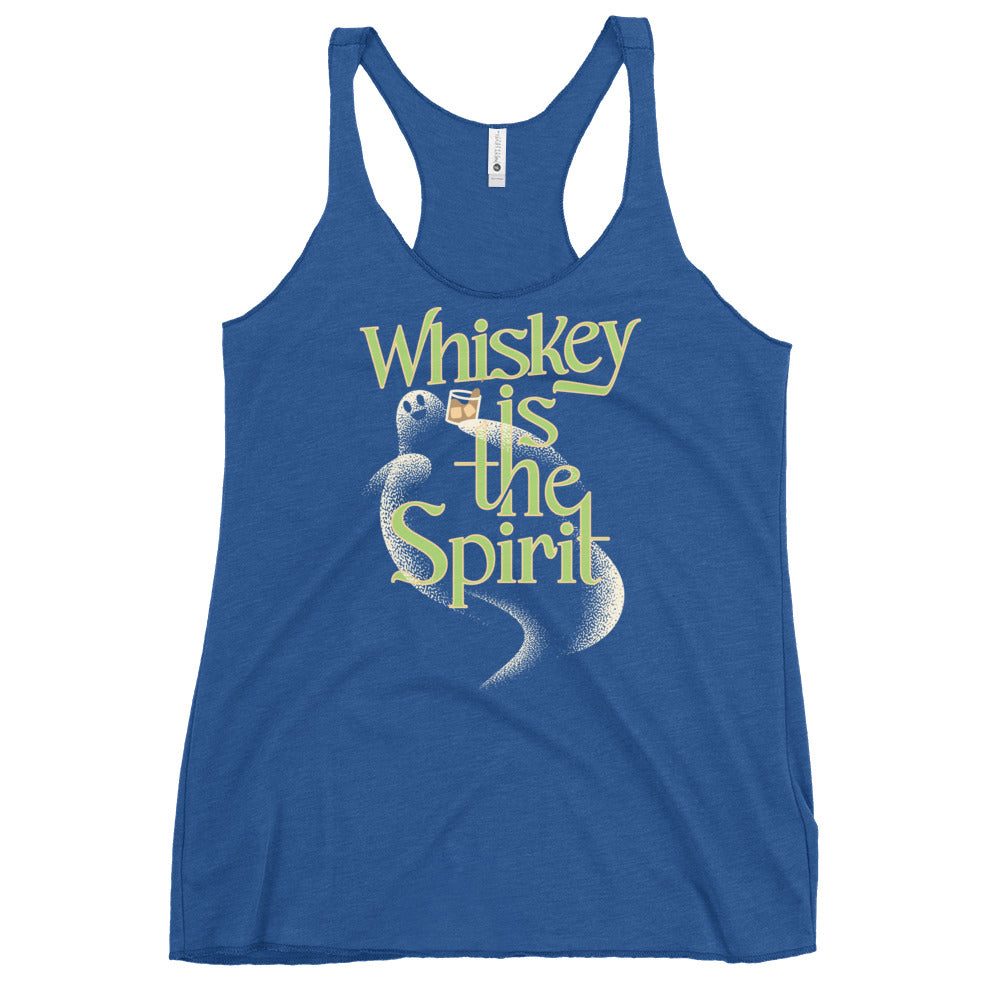 Whiskey Is The Spirit Women's Racerback Tank