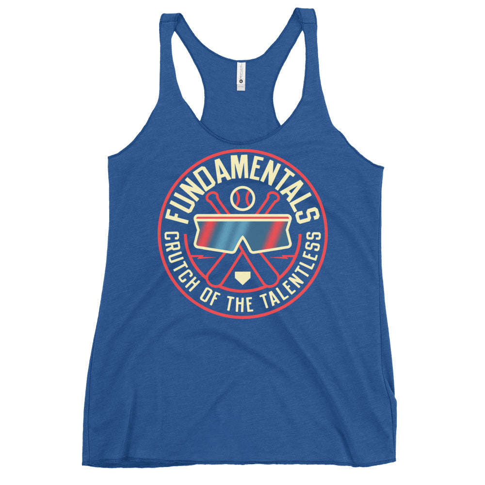 Fundamentals Crutch Of The Talentless Women's Racerback Tank