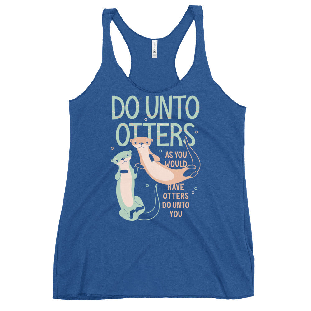 Do Unto Otters Women's Racerback Tank