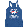 Dire Wolf Nature Preserve Women's Racerback Tank