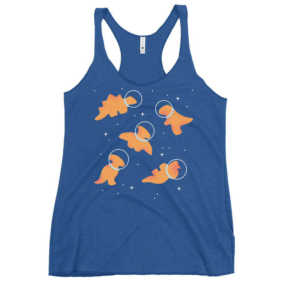 Dino Nugs In Space Women's Racerback Tank