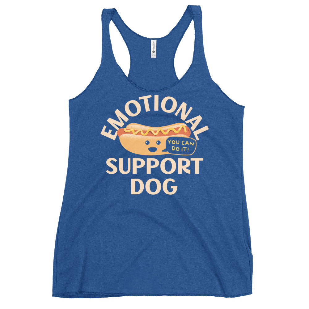 Emotional Support Dog Women's Racerback Tank