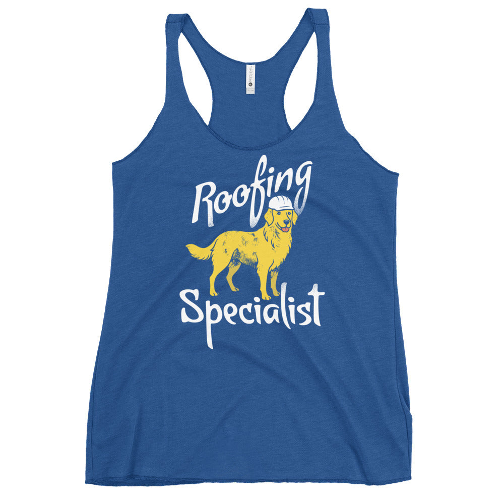Roofing Specialist Women's Racerback Tank