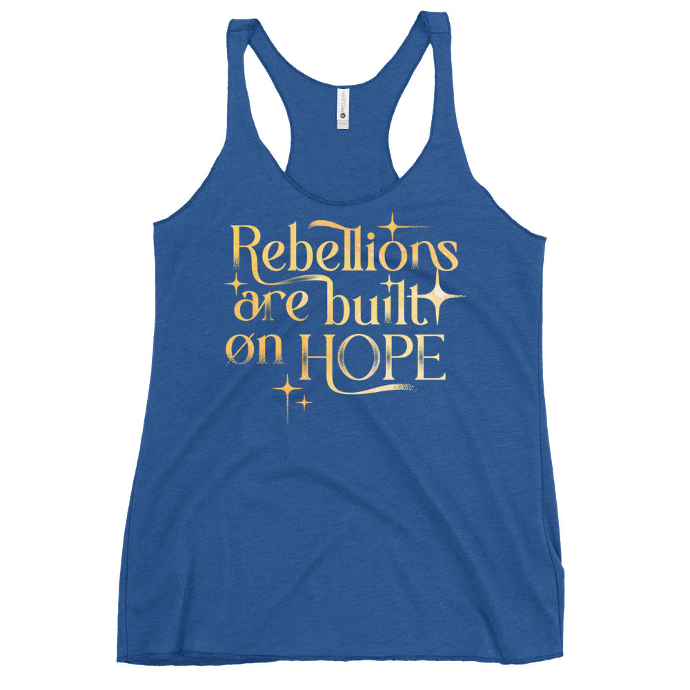 Rebellions Are Built On Hope Women's Racerback Tank