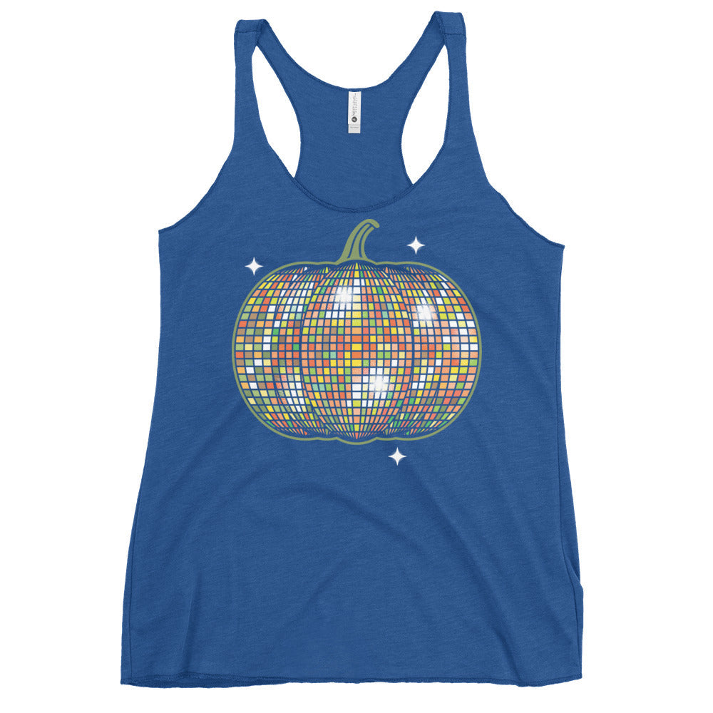 Disco Pumpkin Women's Racerback Tank