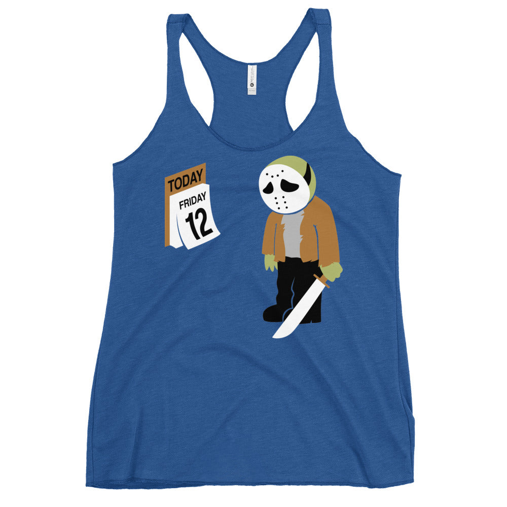 Friday the 12th Women's Racerback Tank