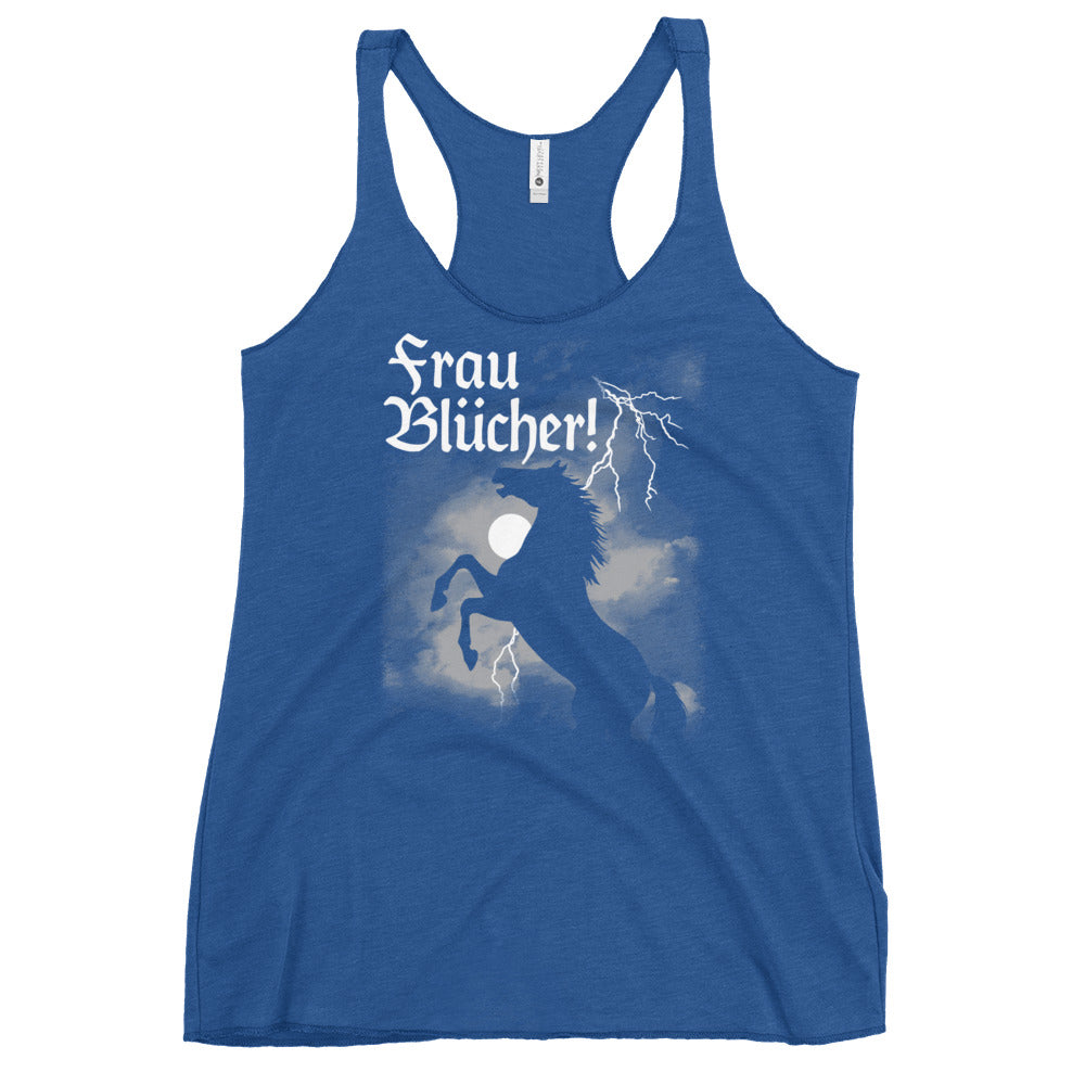 Frau Blucher! Women's Racerback Tank