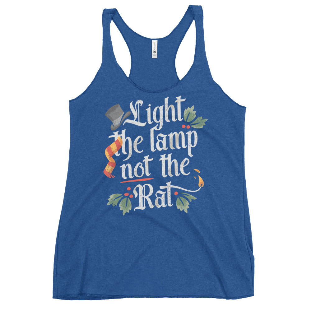 Light The Lamp Not The Rat Women's Racerback Tank